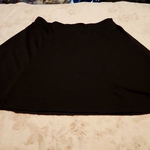 Black skirt 26/28 Davina elastic back  with front detail